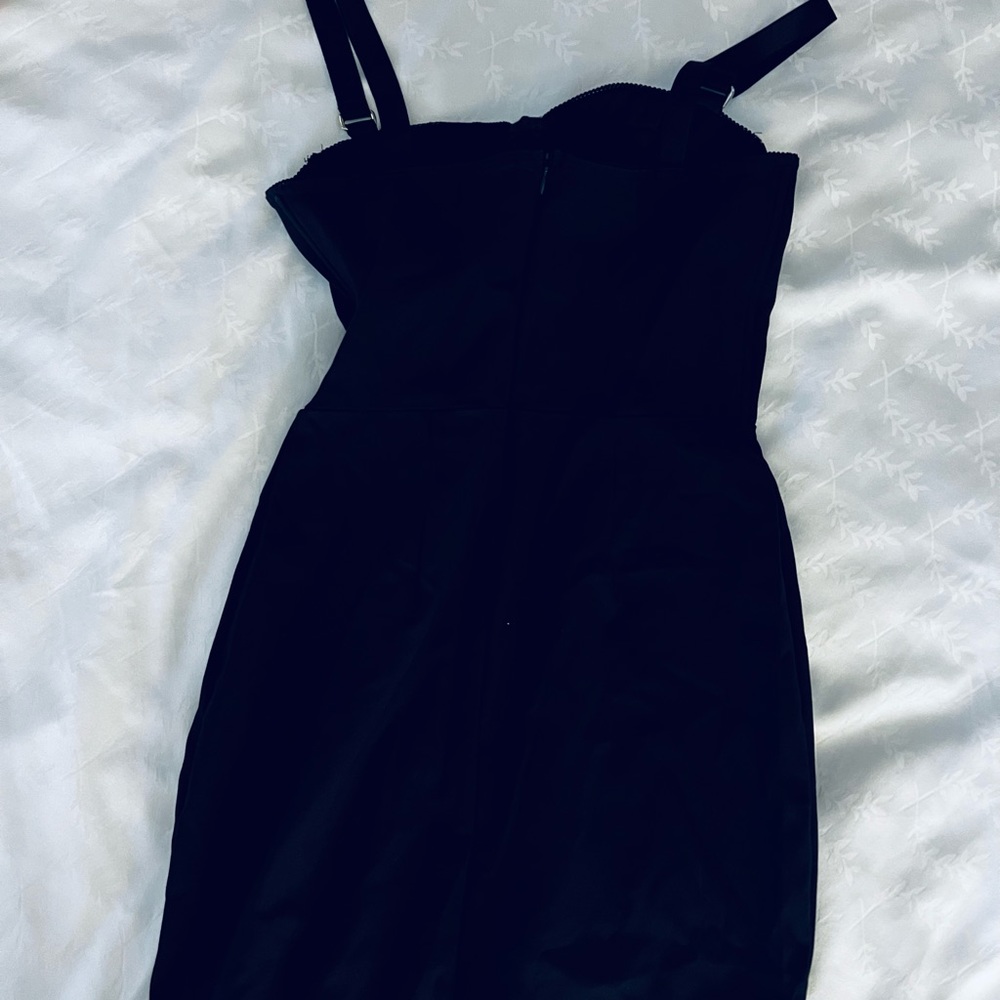 by the way WRAP DRESS - BLACK Sz M